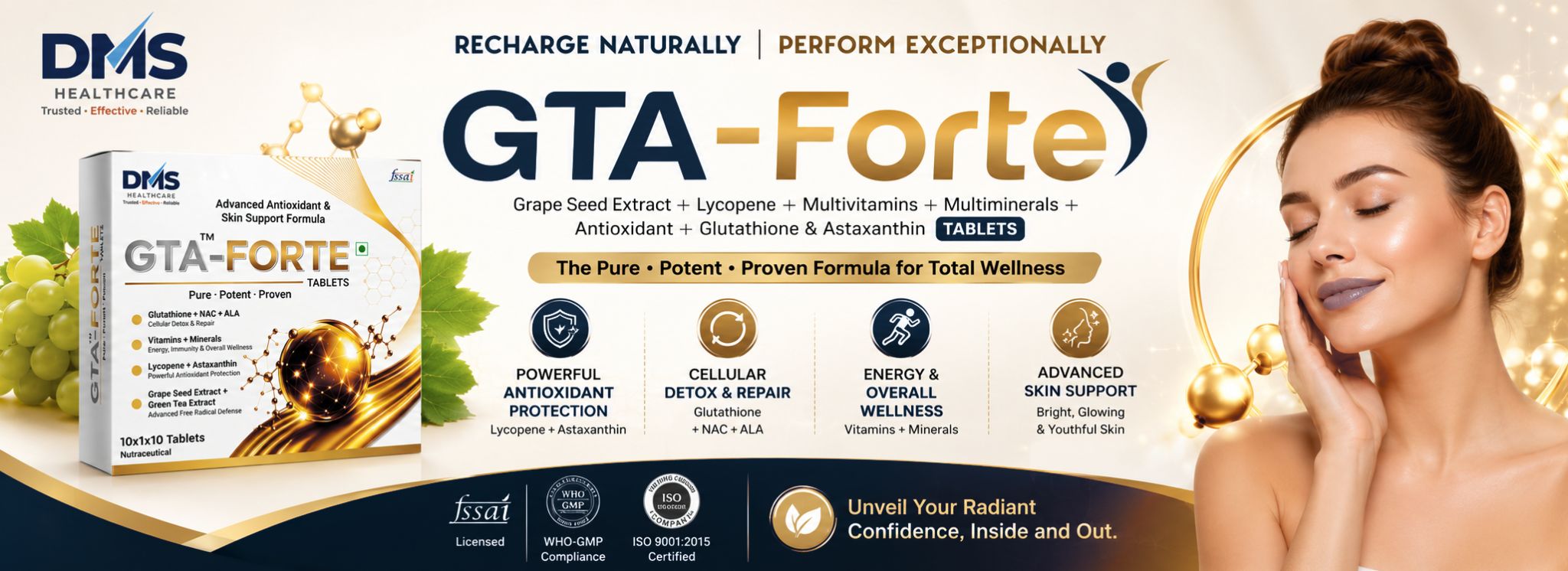 GTA-Forte – Advanced Antioxidant & Skin Support