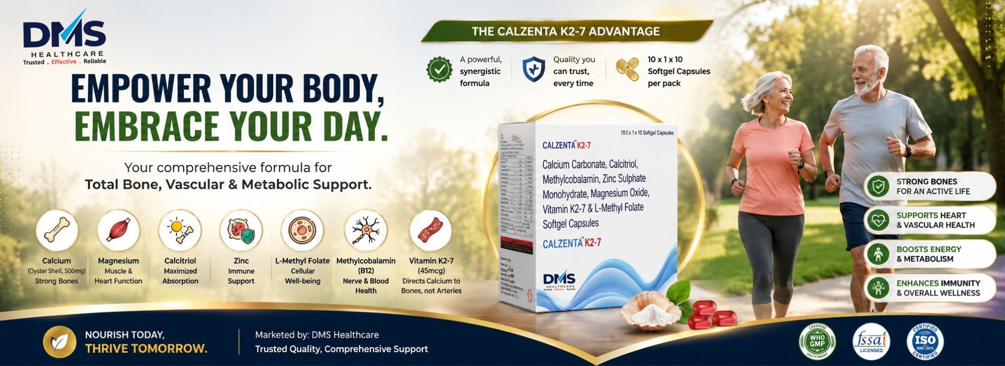 Calzenta K2-7 – Bone, Vascular & Metabolic Support